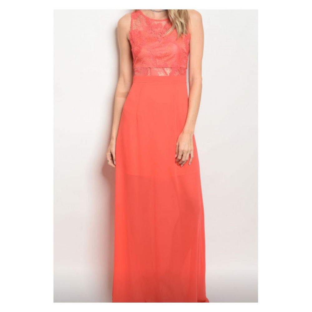 Soiéblu Strawberry Coral Dress Size S (NWOT)